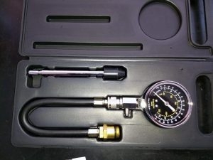 Teste de compressão do motor